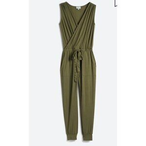 NWT - Heartloom Women's Olive Green Rivky Knit Jumpsuit. Size XL